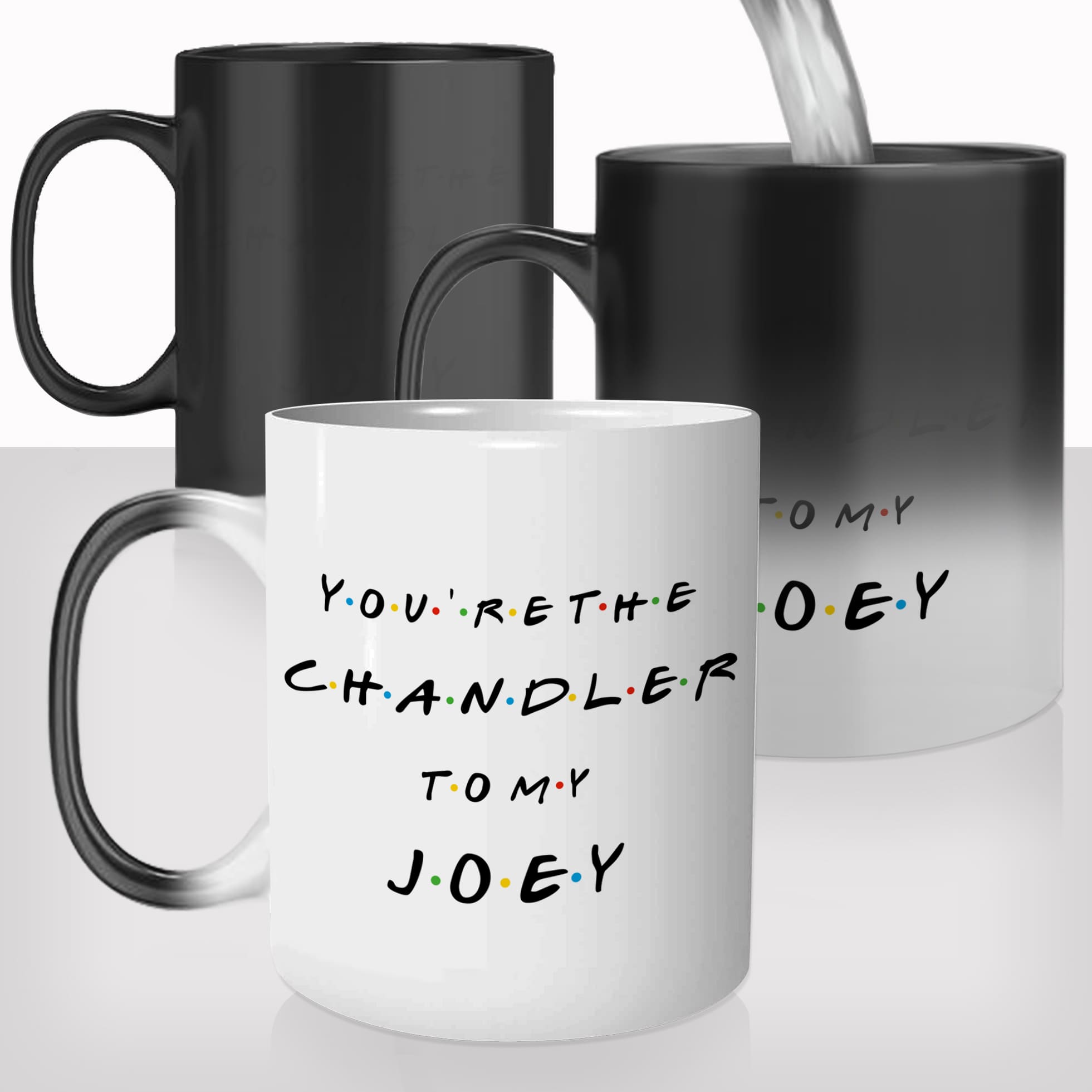 mug-magique-personnalisable-thermoreactif-tasse-thermique-série-friends-you're-the-chandler-to-my-joey-café-amitié-fun-idée-cadeau-original