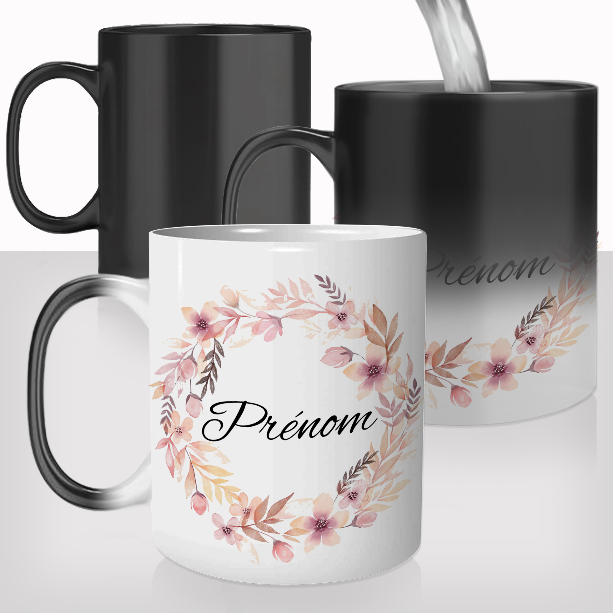 mug-magique-tasse-thermoréactive-céramique-couronne-de-fleurs-printemps-prenom-personnalisable-copine