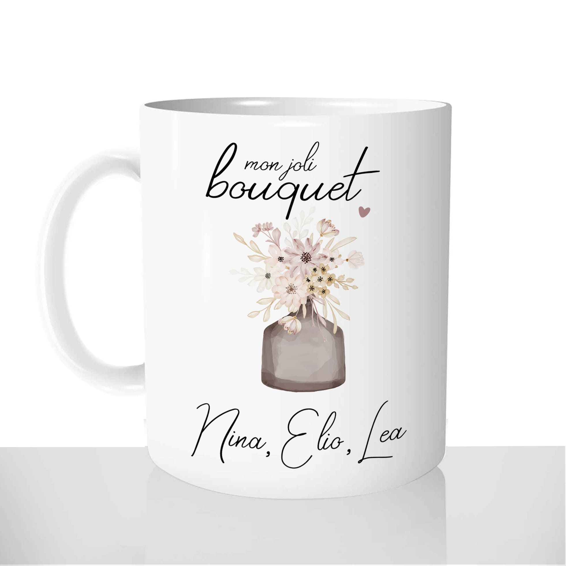 mug-tasse-Blanche-céramique-fête-des-grands-meres-mamie-fleurs-mon-joli-bouquet-fête-des-mères-coeur-amour-prénom-enfant-petits-enfants