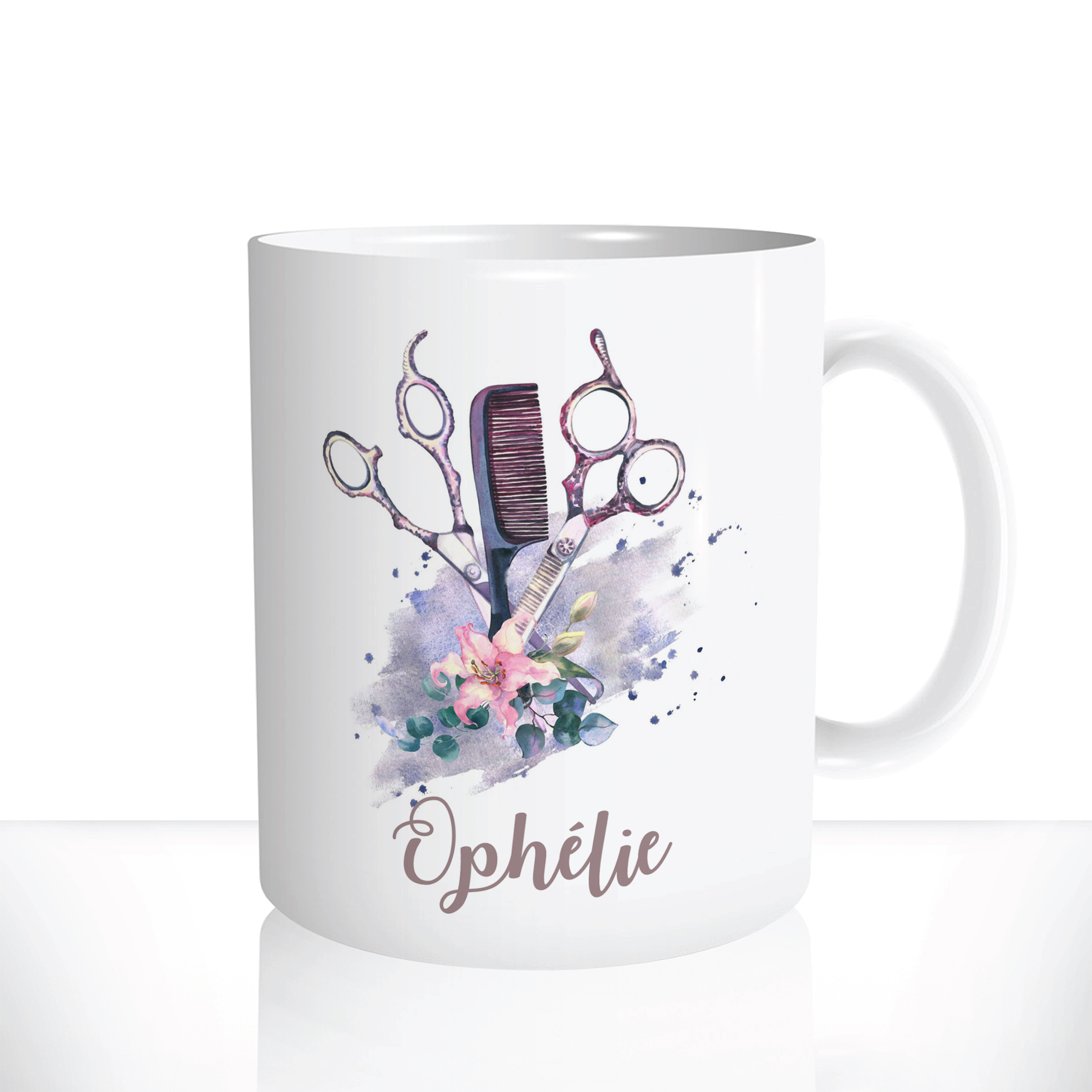 mug-blanc-tasse-céramique-coiffeuse-salon-de-coiffure-bts-cap-fleurs-peigne-ciseaux-de-coiffeur-prénom-personnalisable-ecole-cadeau2