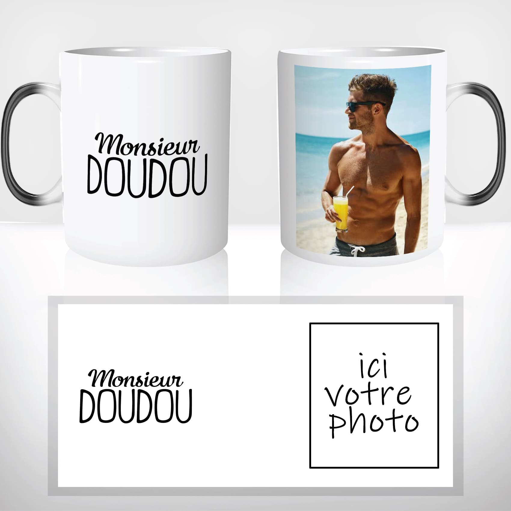 Mug Monsieur Sans Cheveux - Hommes - Mug-Cadeau