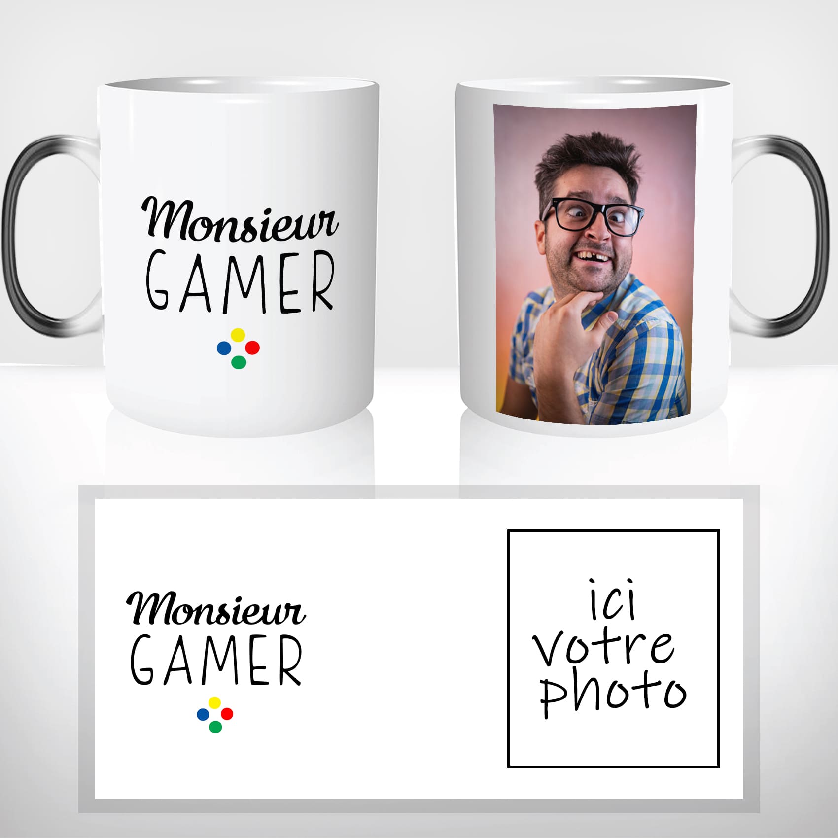 Mug Magique Monsieur Gamer