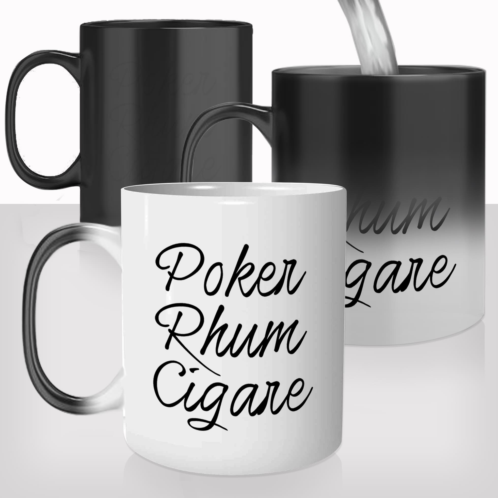 Mug Magique Poker Rhum Cigare