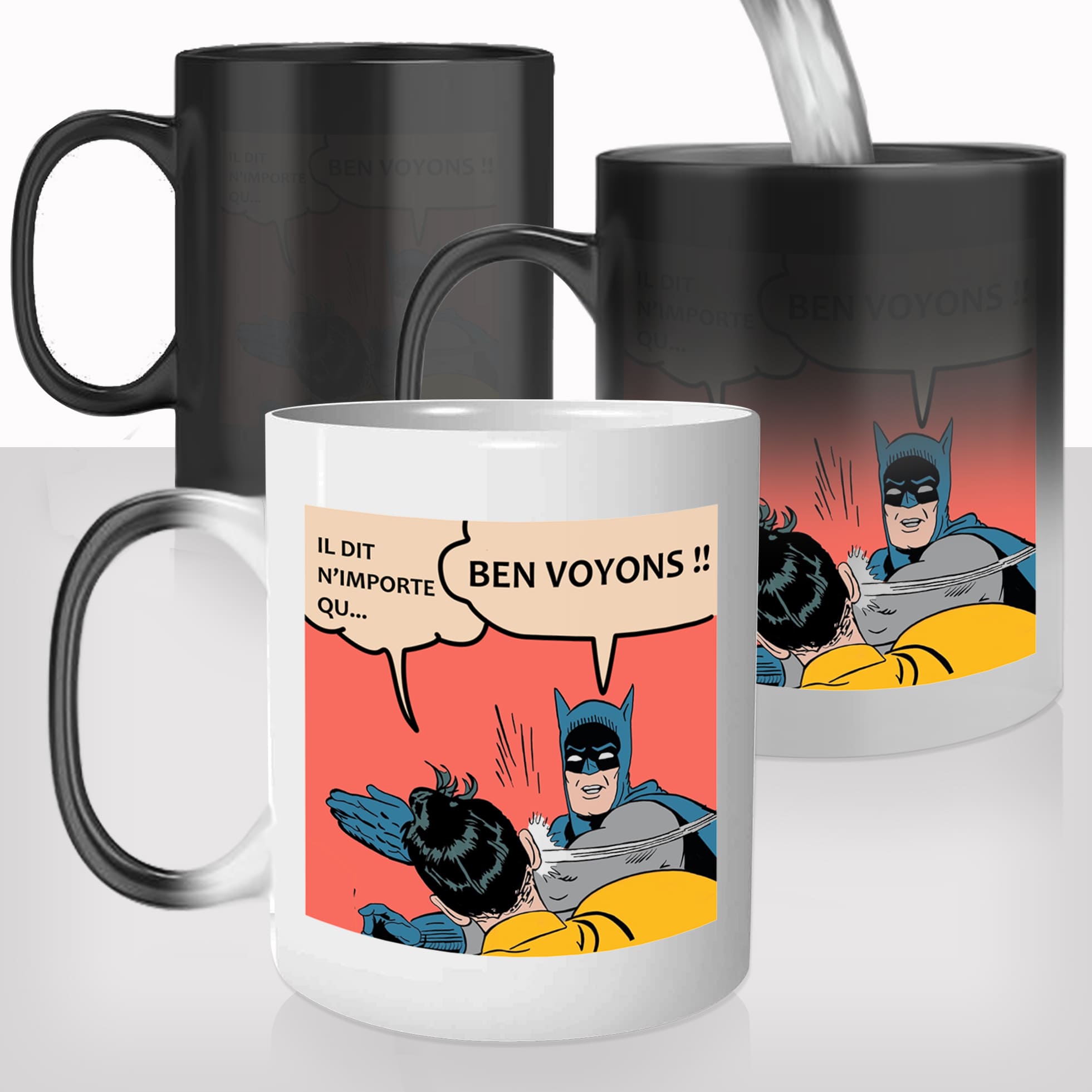 Mug Magique Meme Batman Ben Voyons