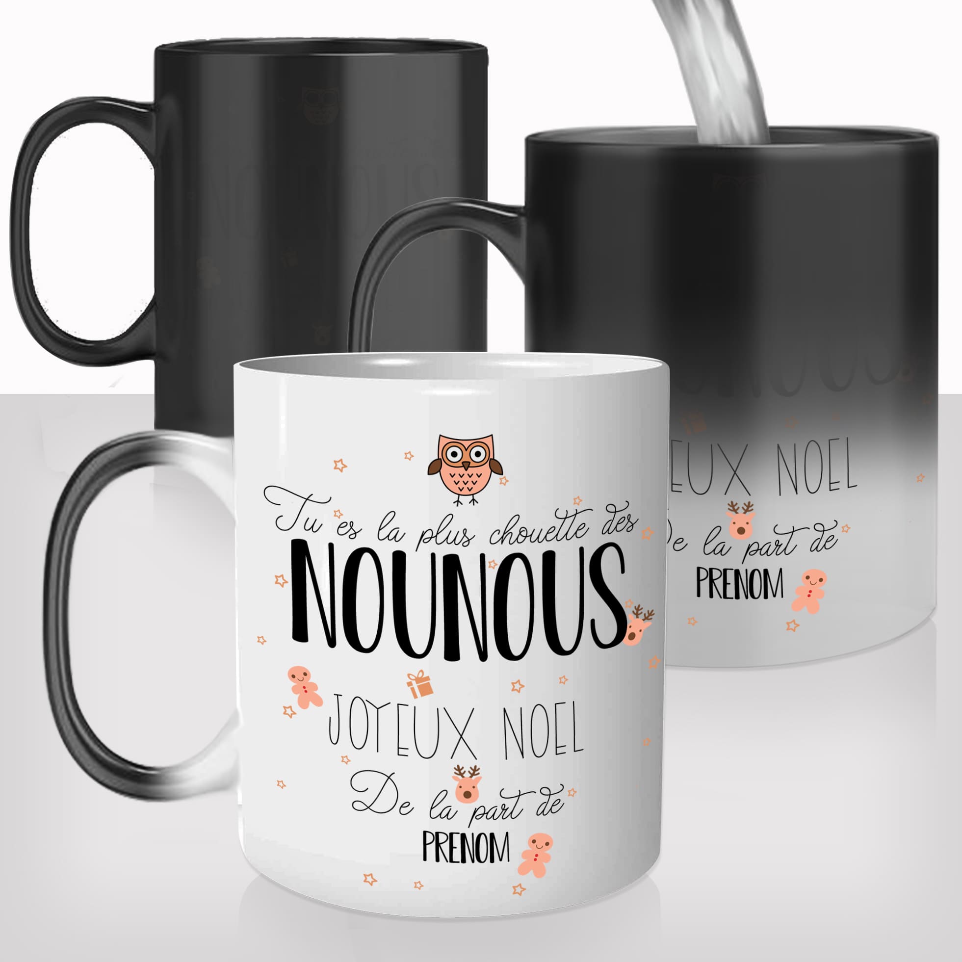 Mug Nounou En Vacances, Cadeau Personnalisé Nounou, Merci Nounou