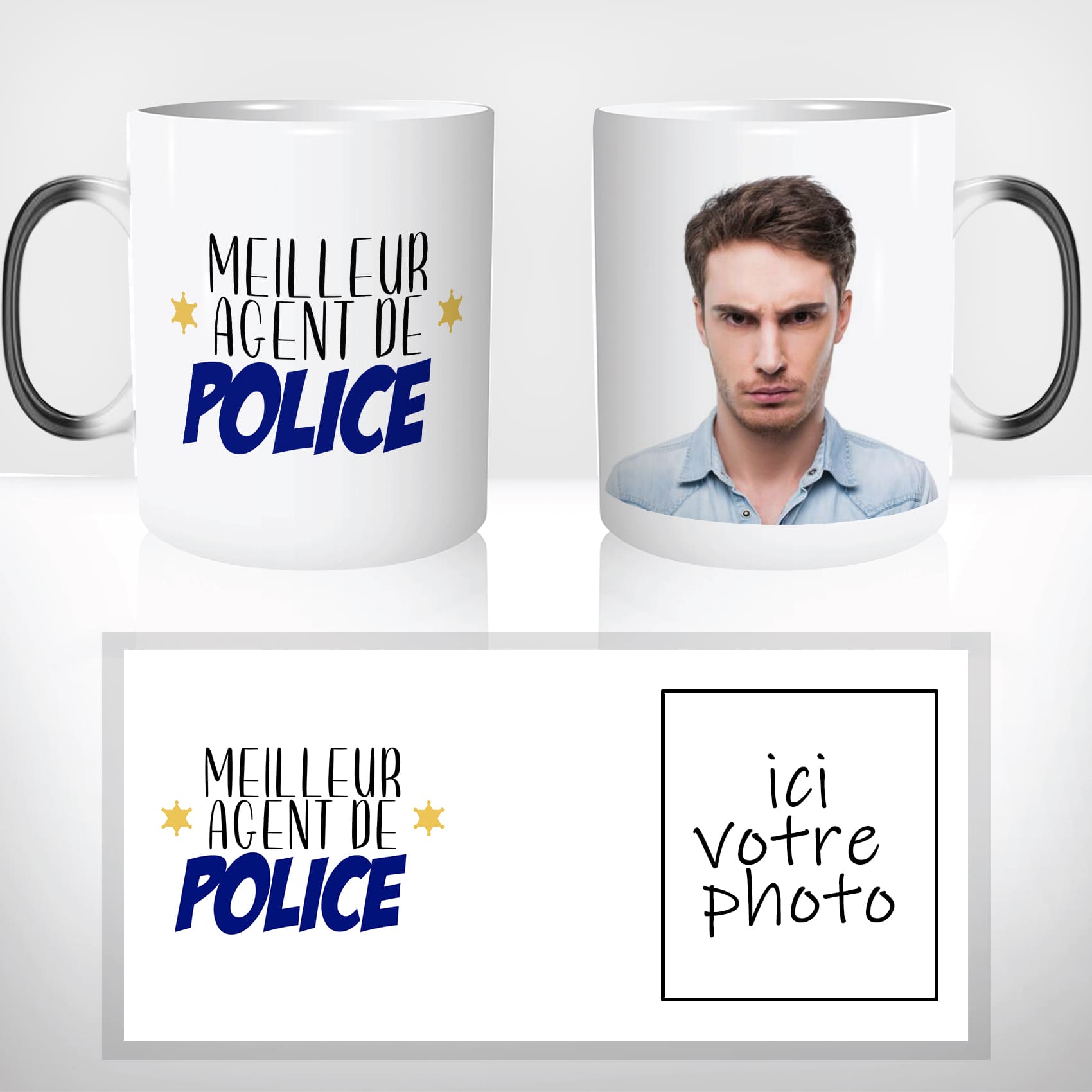Mug Magique Meilleur Agent De Police