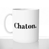 mug classique en céramique 11oz personnalisé personnalisable photo dessin mignon animal chat chaton surnom de couple offrir cadeau stylé