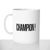 mug classique en céramique 11oz personnalisé personnalisable photo champion sport fort gagnant medaille offrir cadeau chou
