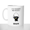 mug classique en céramique 11oz personnalisé personnalisation photo citation vraiment trop injuste pauvre petit calimero poussin offrir cadeau chou