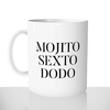 mug classique en céramique 11oz personnalisé personnalisation photo mojito sexto dodo offrir cadeau chou