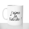 mug classique en céramique 11oz personnalisé personnalisation photo gourmand j'aime la bidoche chou offrir cadeau