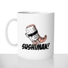 mug classique en céramique 11oz personnalisé personnalisation photo gourmand sushiman héros super sushi chou offrir cadeau