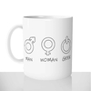 mug classique en céramique 11oz personnalisé personnalisation photo geek man woman genre sexe personnalisable offrir