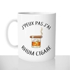 mug classique en céramique 11oz personnalisé personnalisation photo j'peux pas j'ai rhum cigare chou offrir cadeau