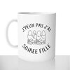 mug classique en céramique 11oz personnalisé personnalisation photo j'peux pas j'ai soirée fille copines chou offrir cadeau