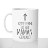 mug classique en céramique 11oz personnalisé personnalisation photo cette femme est une maman geniale personnalisable cadeau