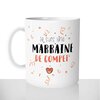 mug classique en céramique 11oz personnalisé personnalisation photo je suis une marraine de compet offrir cadeau chou naissance personnalisable