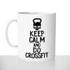 mug classique en céramique 11oz personnalisé personnalisation photo keep calm and do crossfit musculation prenom sport personnalisable cadeau