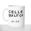mug classique en céramique 11oz personnalisé personnalisation photo celle suis lit ca votre texte message personnalisable cadeau