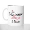 mug classique en céramique 11oz personnalisé personnalisation photo élue meilleure collegue de l'année pot déprt retraite personnalisable cadeau