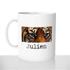 mug - blanc-brillant-personnalisé-tigre-regard-photo-animal-prenom-personnalisable-idée-cadeau-original