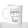 mug-blanc-brillant-personnalisé-citation-dans-un-monde-de-pigeons-mouton-paon-animal-drole-idée-cadeau-original