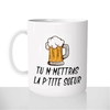 mug - blanc-brillant-personnalisé-pas-cher-dikkenek-citation-phrase-film-biere-tu-me-mettras-la-petite-soeur-cadeau-original