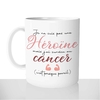 mug-blanc-céramique-11oz-france-mugs-surprise-pas-cher-cancer-du-sein-survivante-héroine-femme-forte-chimio