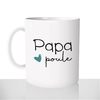 mug-blanc-céramique-11oz-france-mugs-surprise-pas-cher-papa-poule-fete-des-peres-coeur-papounet-amour