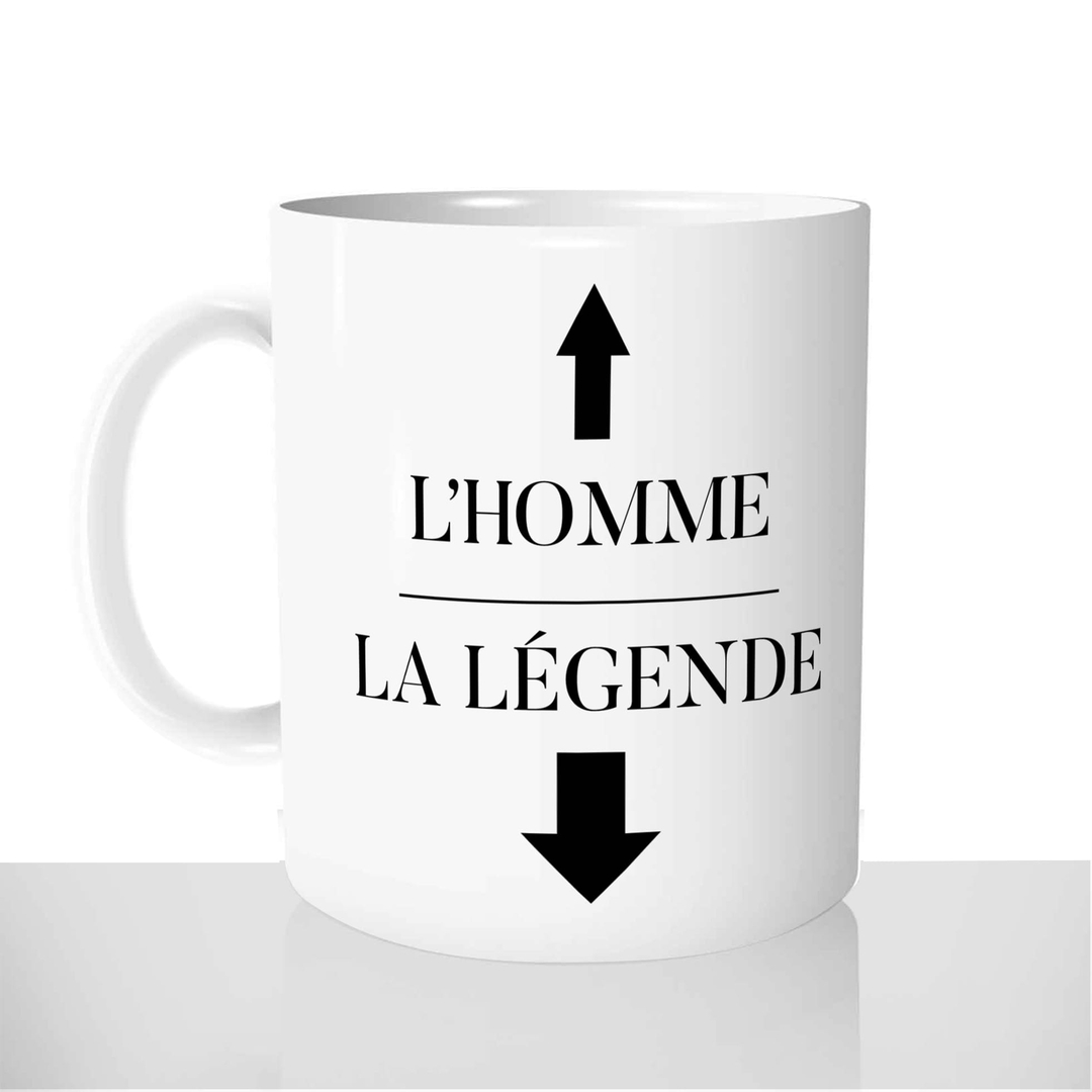 Mug uni - François - l'Homme - le Mythe - la Légende