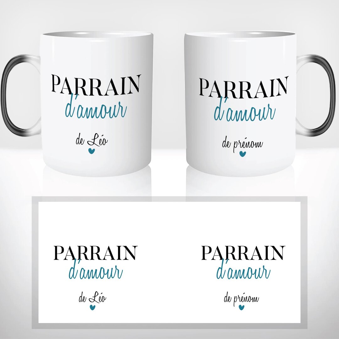 Mug Magique Parrain D'amour De - Parrain - mug-magique