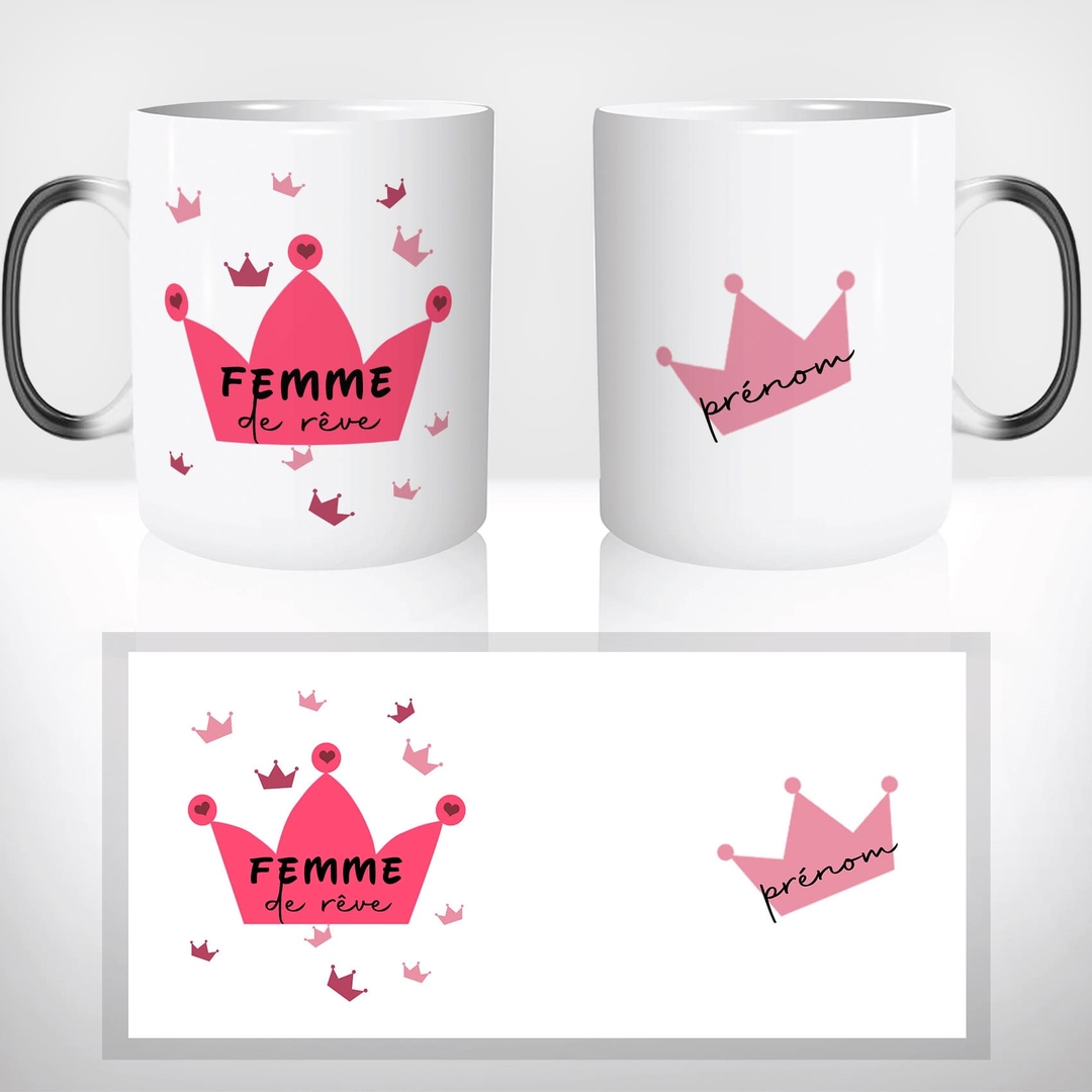 Mug magique Pompière Femme Meilleure de France | Tasse Métier imprimée en France