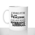 mug classique en céramique 11oz personnalisé personnalisable photo princesse connasse copine femme caractère défaut offrir cadeau chou