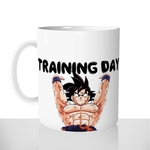 mug classique en céramique 11oz personnalisé personnalisable photo motivation training day sport musculation dbz offrir cadeau chou