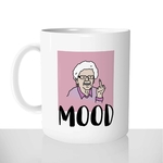 mug classique en céramique 11oz personnalisé personnalisation photo mood humeur mamie fuck thug offrir cadeau chou