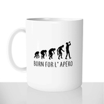 mug classique en céramique 11oz personnalisé personnalisation photo born for lapéro aperitif offrir cadeau chou