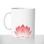 mug classique en céramique 11oz personnalisé personnalisation photo fleur de lotus zen détente chou offrir cadeau