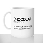 mug classique en céramique 11oz personnalisé personnalisation photo chocolat définition gateau chou offrir cadeau
