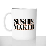 mug classique en céramique 11oz personnalisé personnalisation photo gourmand sushi maker chou offrir cadeau