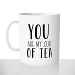 mug classique en céramique 11oz personnalisé personnalisation photo gourmand you are my cup of tea chou offrir cadeau