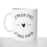 mug classique en céramique 11oz personnalisé personnalisation photo jpeux pas je suis papa naissance grossesse chou offrir cadeau