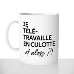 mug classique en céramique 11oz personnalisé personnalisation photo metier télé travail en culotte personnalisable cadeau