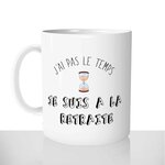 mug classique en céramique 11oz personnalisé personnalisation photo metier départ en retraite pas le temps retraité personnalisable cadeau