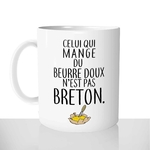 mug classique en céramique 11oz personnalisé personnalisation photo beurre dous pas breton beurre salé bretagne prenom personnalisable cadeau