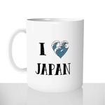 mug classique en céramique 11oz personnalisé personnalisation photo i love japan vague japonaise japon asie prenom personnalisable cadeau