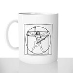 mug classique en céramique 11oz personnalisé personnalisation photo musique guitariste rock and roll vitruve fun prenom personnalisable cadeau