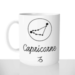 mug classique en céramique 11oz personnalisé personnalisation photo signe astro constellation capricorne cadeau personnalisable