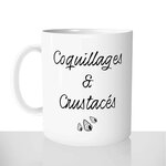 mug classique en céramique 11oz personnalisé personnalisation photo vacances été coquillage et crustacés plage prenom personnalisable