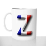 mug classique en céramique 11oz personnalisé personnalisation photo z zemmour 2022 eric president drapeau francais france personnalisable cadeau