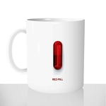 mug classique en céramique 11oz personnalisé personnalisation photo film matrix red pill prenom chou personnalisable cadeau